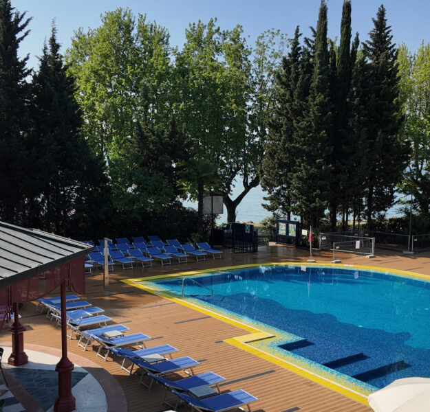 Vista dalla terrazza panoramica di Parc Hotel Gritti